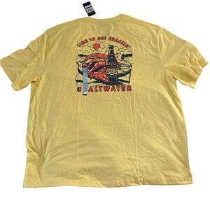Izod Yellow Graphic Tee